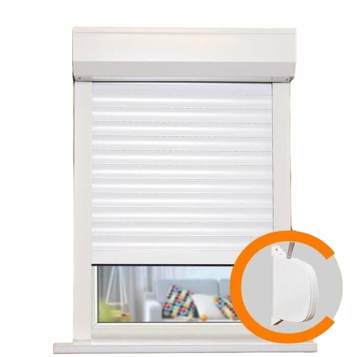 Redőny Fehér 100 x 120 cm PVC